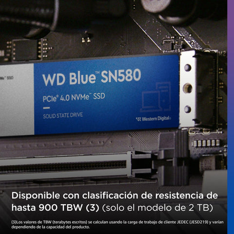 Disco SSD Western Digital WD Blue SN580 1TB/ M.2 2280 PCIe