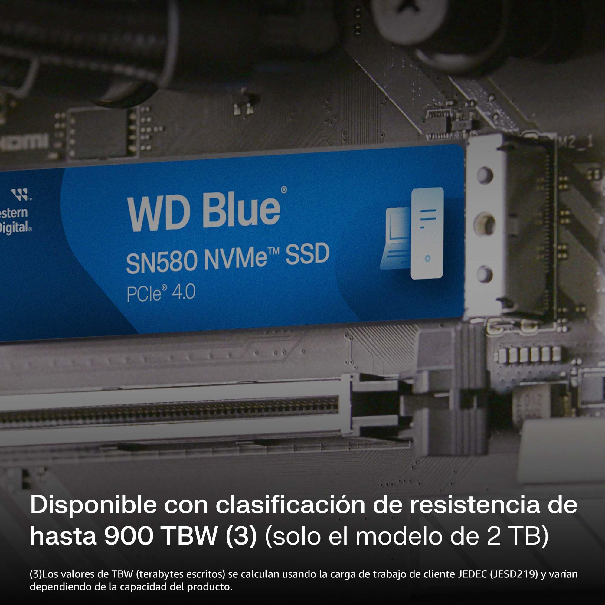 Disco SSD Western Digital WD Blue SN580 500GB/ M.2 2280 PCIe