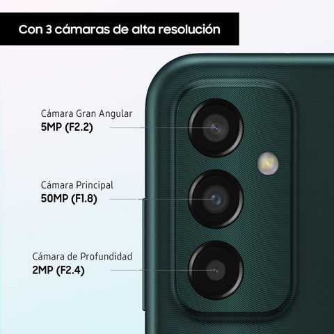 Smartphone Samsung Galaxy M13 4GB/ 128GB/ 6.6'/ Verde Profundo