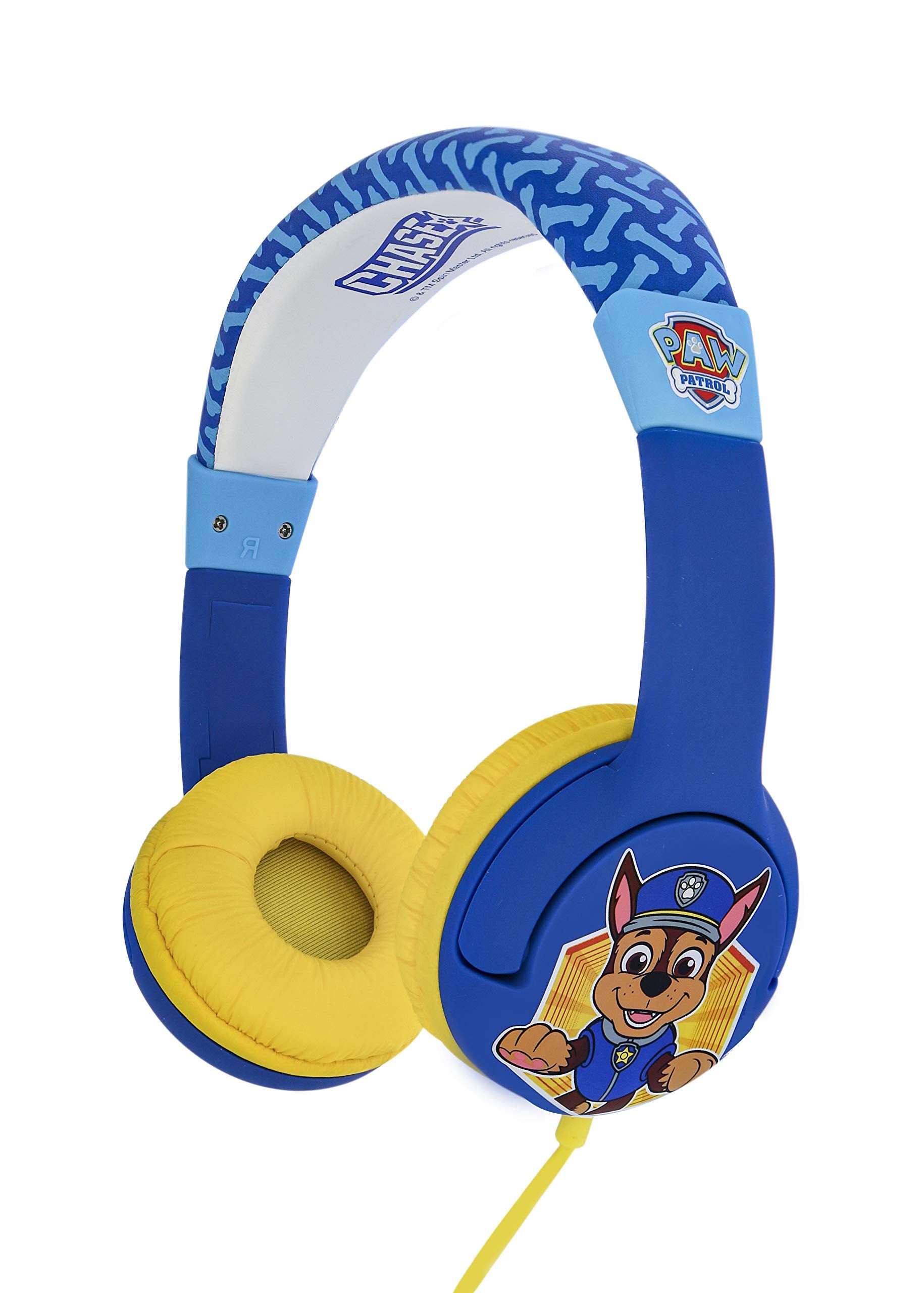 OTL Technologies PAW722 Paw Patrol Chase Patrulla Canina Junior Auriculares, con Cable, para niños - Azul