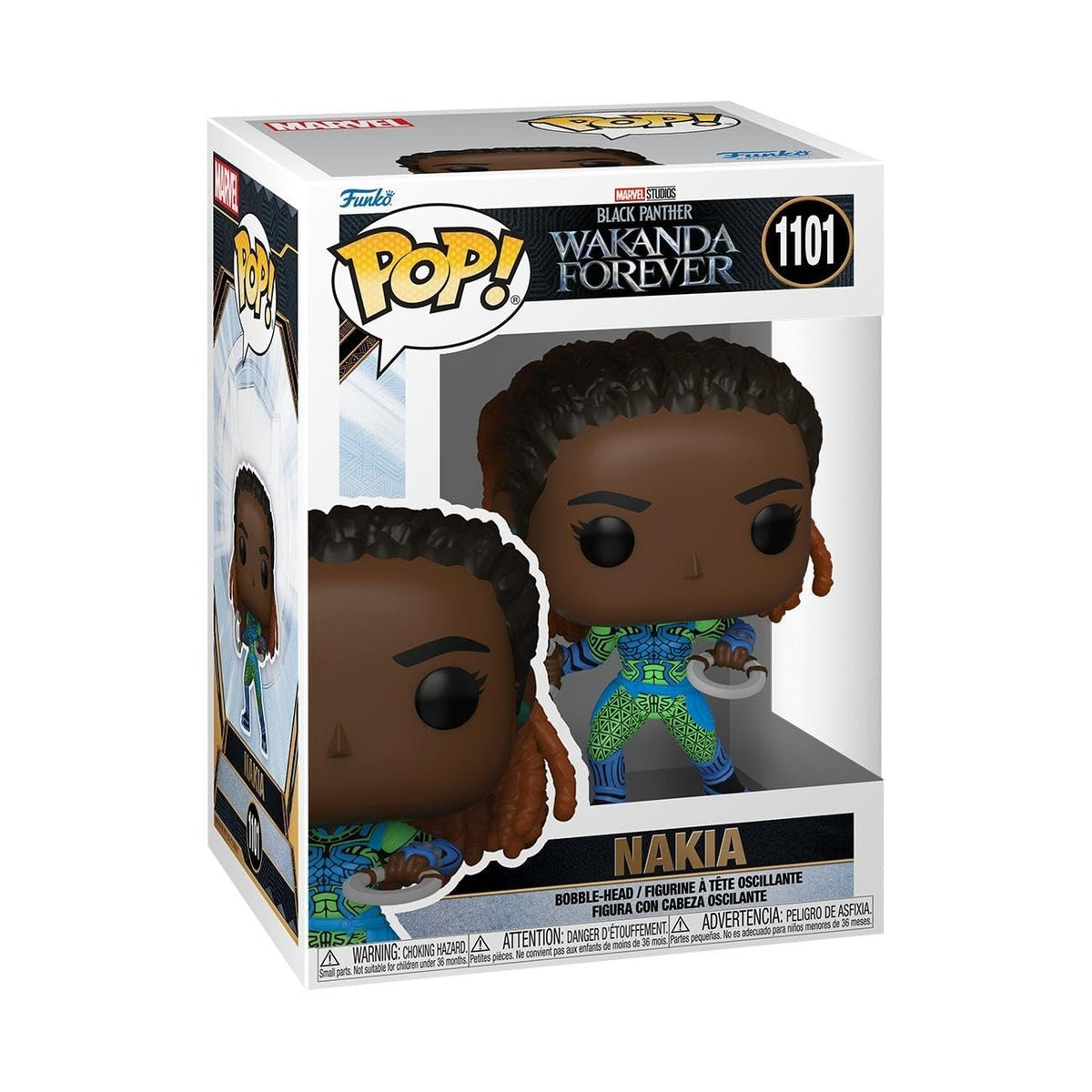 Funko Pop! Marvel - Black Panther: Wakanda Forever - Nakia - Figura de Vinilo Coleccionable - Idea de Regalo- Mercancia Oficial - Juguetes para Niños y Adultos - Movies Fans