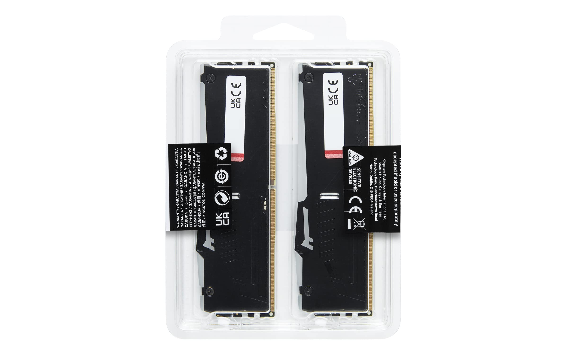 Memoria RAM Kingston FURY Beast RGB 2 x 16GB/ DDR5/ 6000MHz/ 1.4V/ CL30/ DIMM