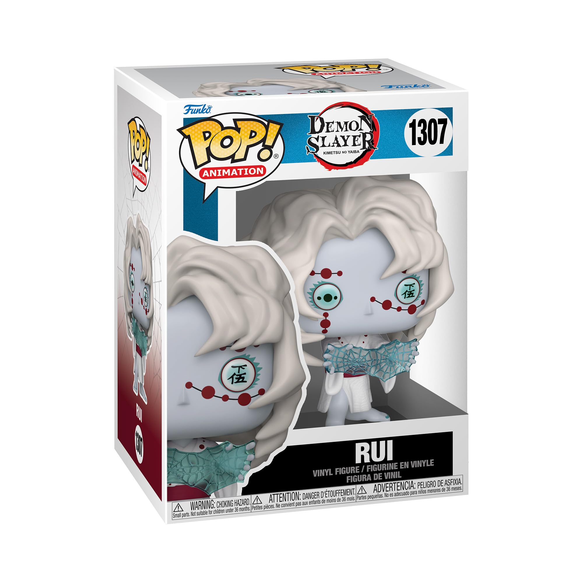 Funko Pop! Animation: Demon Slayer - Rui - Guardianes de la Noche - Figura de Vinilo Coleccionable - Idea de Regalo - Mercancia Oficial - Juguetes para Niños y Adultos - Anime Fans