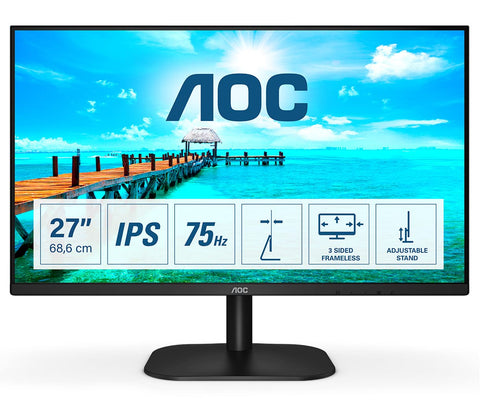 Monitor AOC 27B2DA 27'/ Full HD/ Multimedia/ Negro