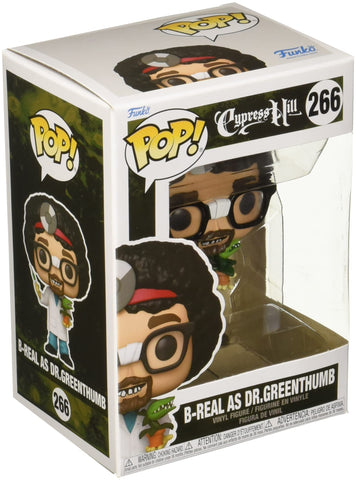 Funko Pop! Rocks: Cypress Hill - B Real - (Dr. Greenthumb) - Figura de Vinilo Coleccionable - Idea de Regalo- Mercancia Oficial - Juguetes para Niños y Adultos - Music Fans