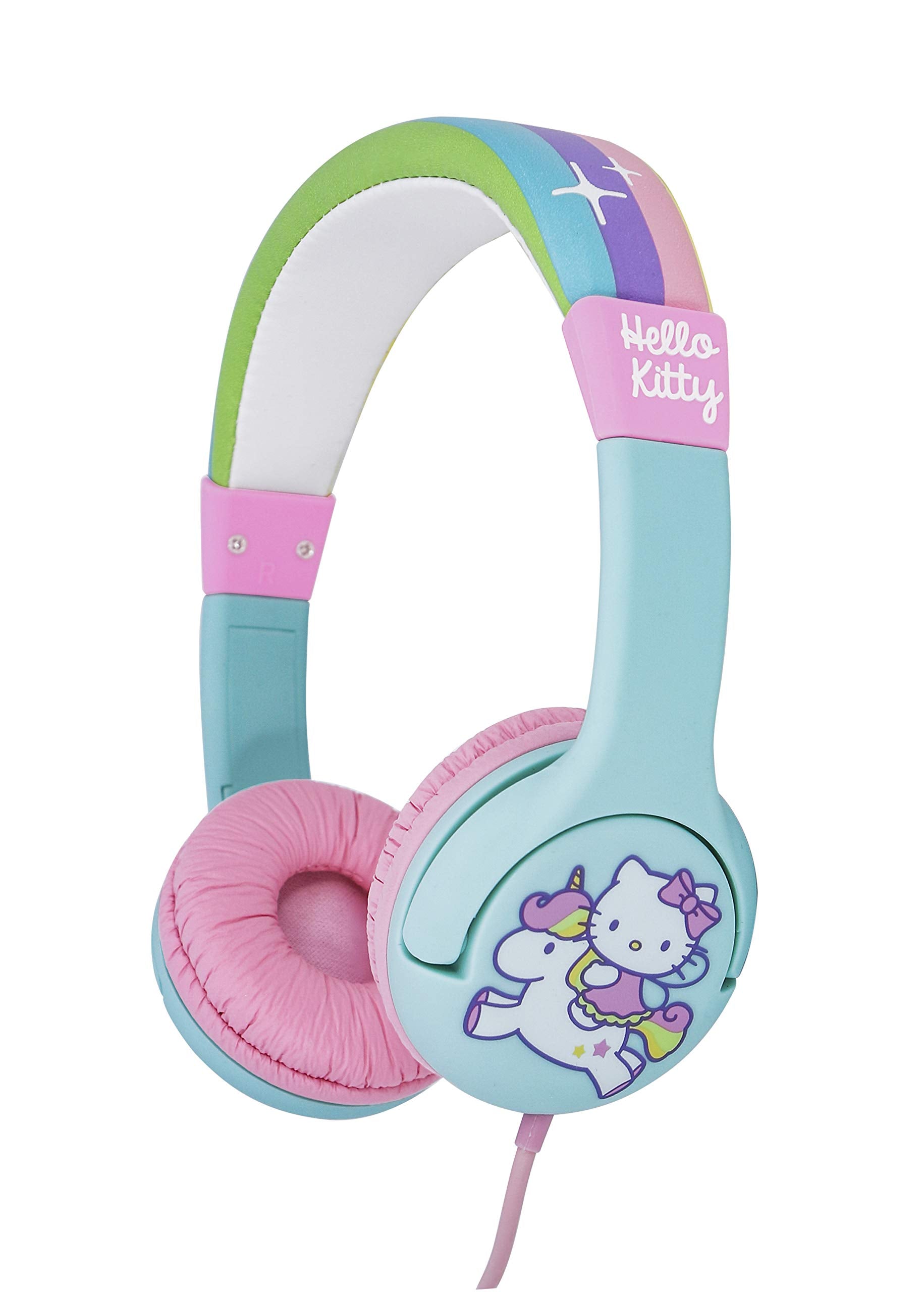 OTL Technologies Hello Kitty Unicorn - Auriculares con Cable para niños, Multicolor