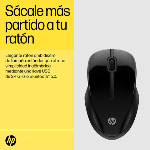 Ratón Inalámbrico HP 250 Dual/ Hasta 1600 DPI