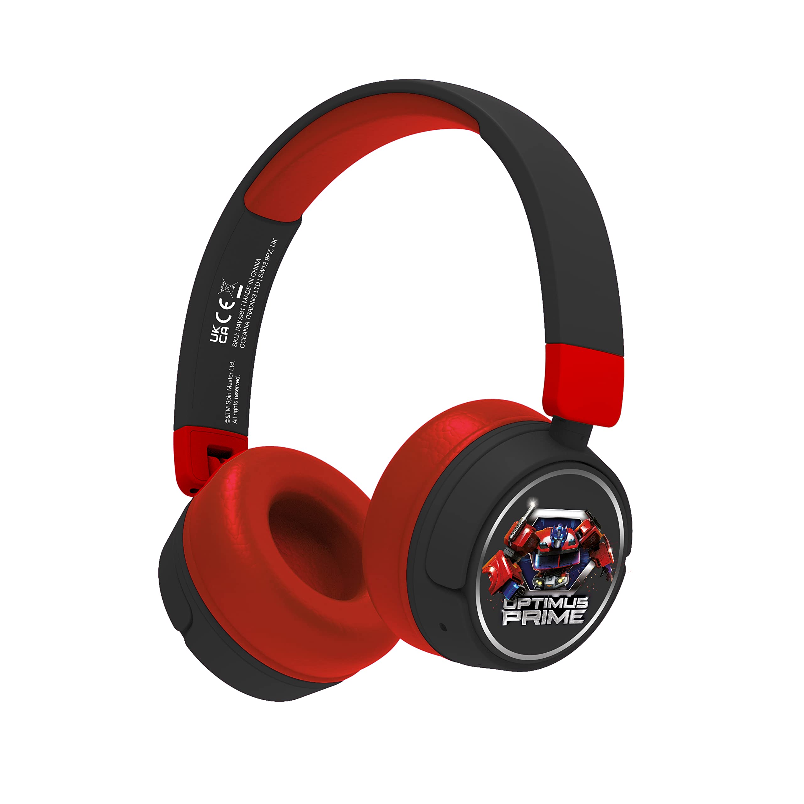 OTL Technologies Auriculares Infantiles INALÁMBRICOS Transformers Optimus Prime Bluetooth Plegables