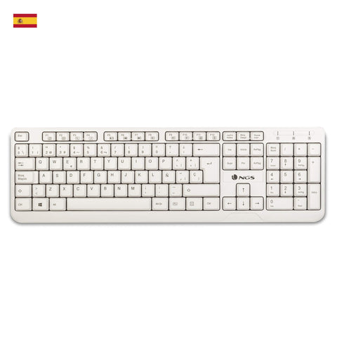 Teclado NGS Spike/ Blanco