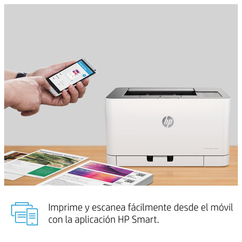 Impresora Láser Color HP 150NW WiFi/ Blanca