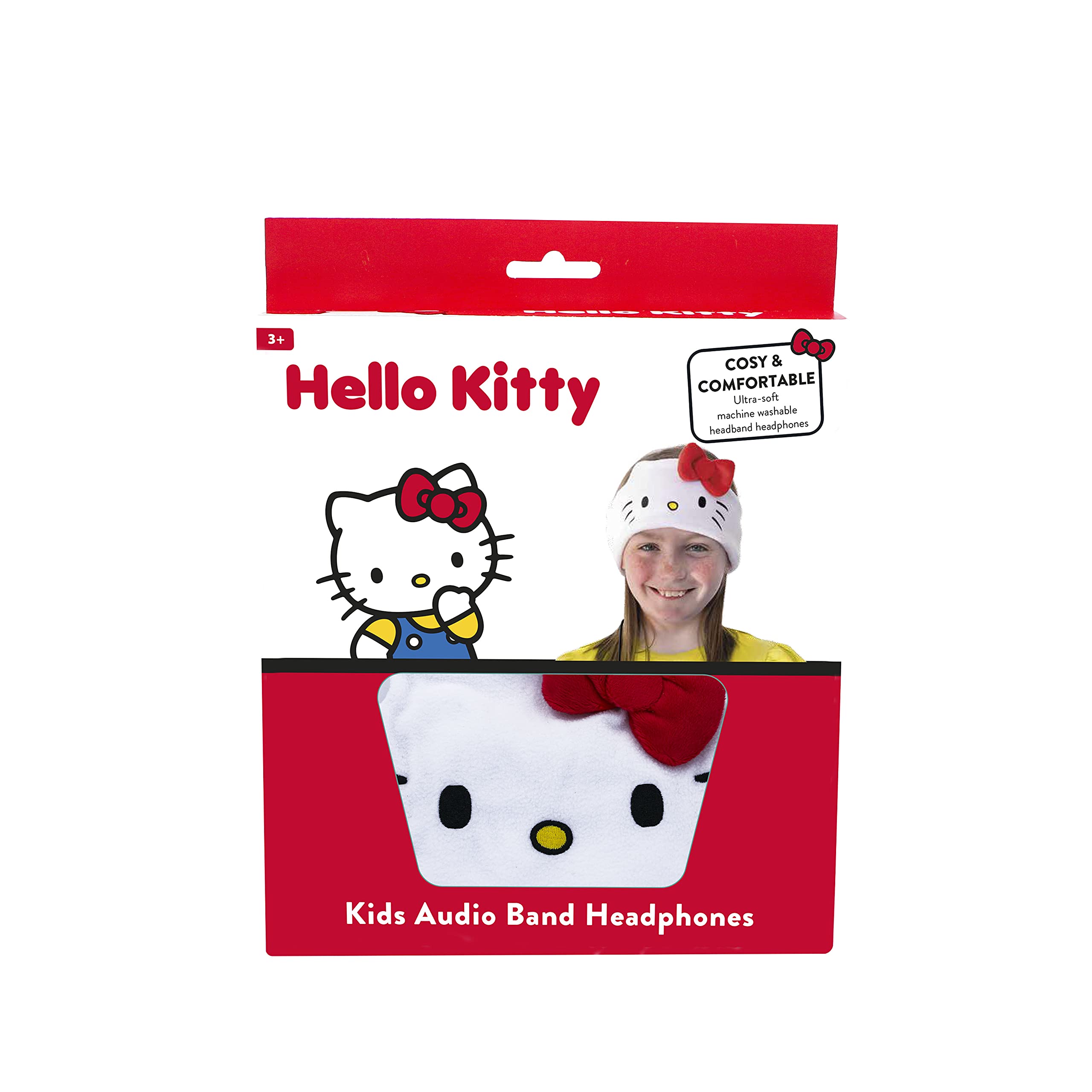 OTL Technologies Auriculares para niños Hello Kitty Diadema Blanco para Mayores de 3 años