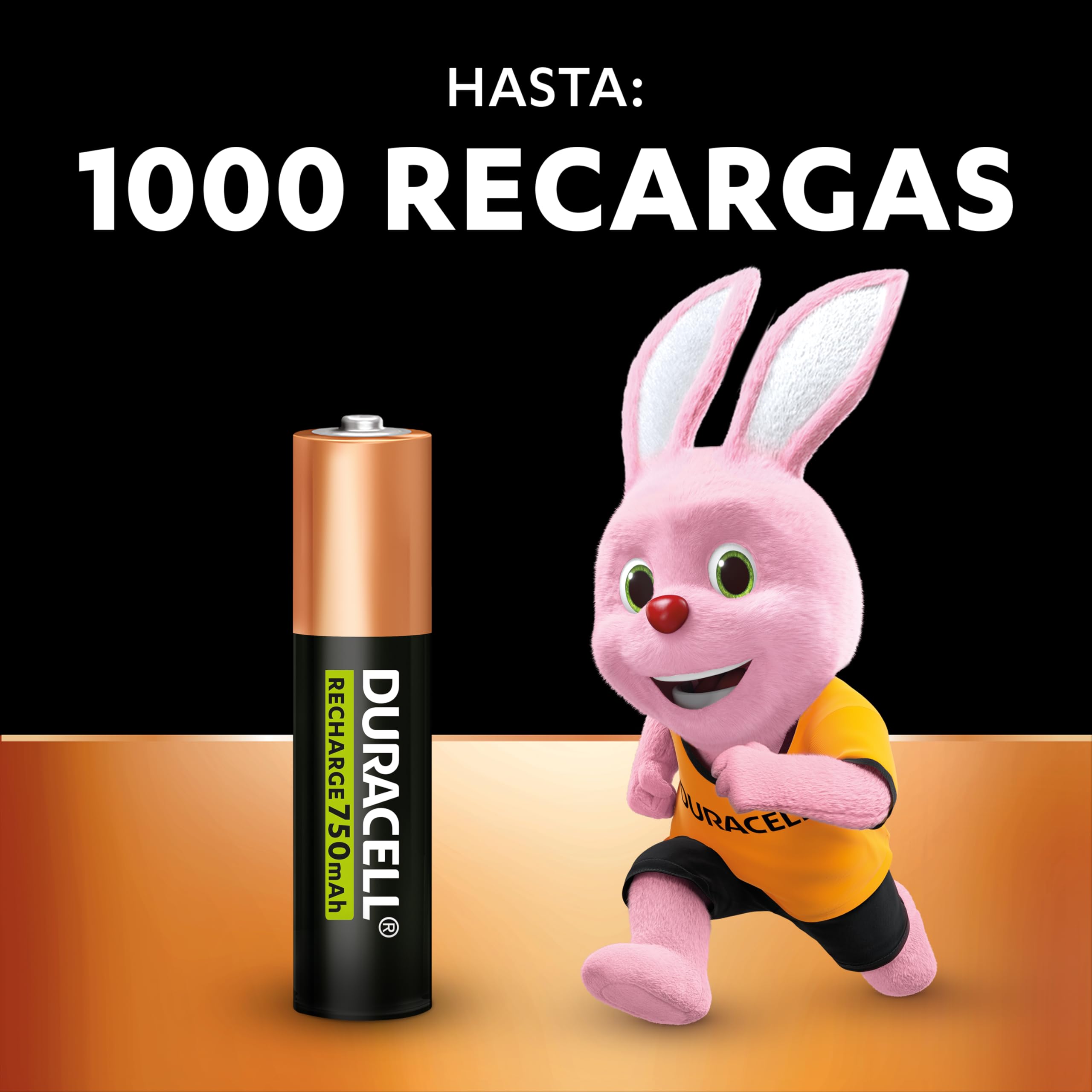 Pack de 4 Pilas AAA Duracell HR3-B/ 1.2V/ Recargables