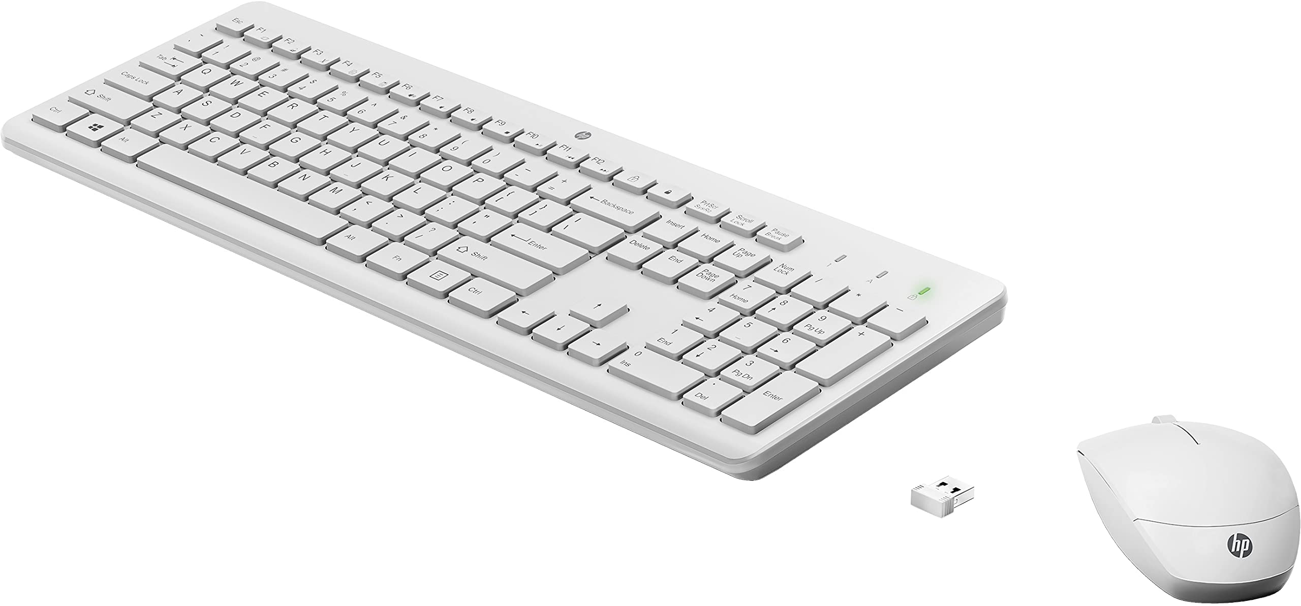 Teclado y Ratón Inalámbricos HP 230/ Blanco