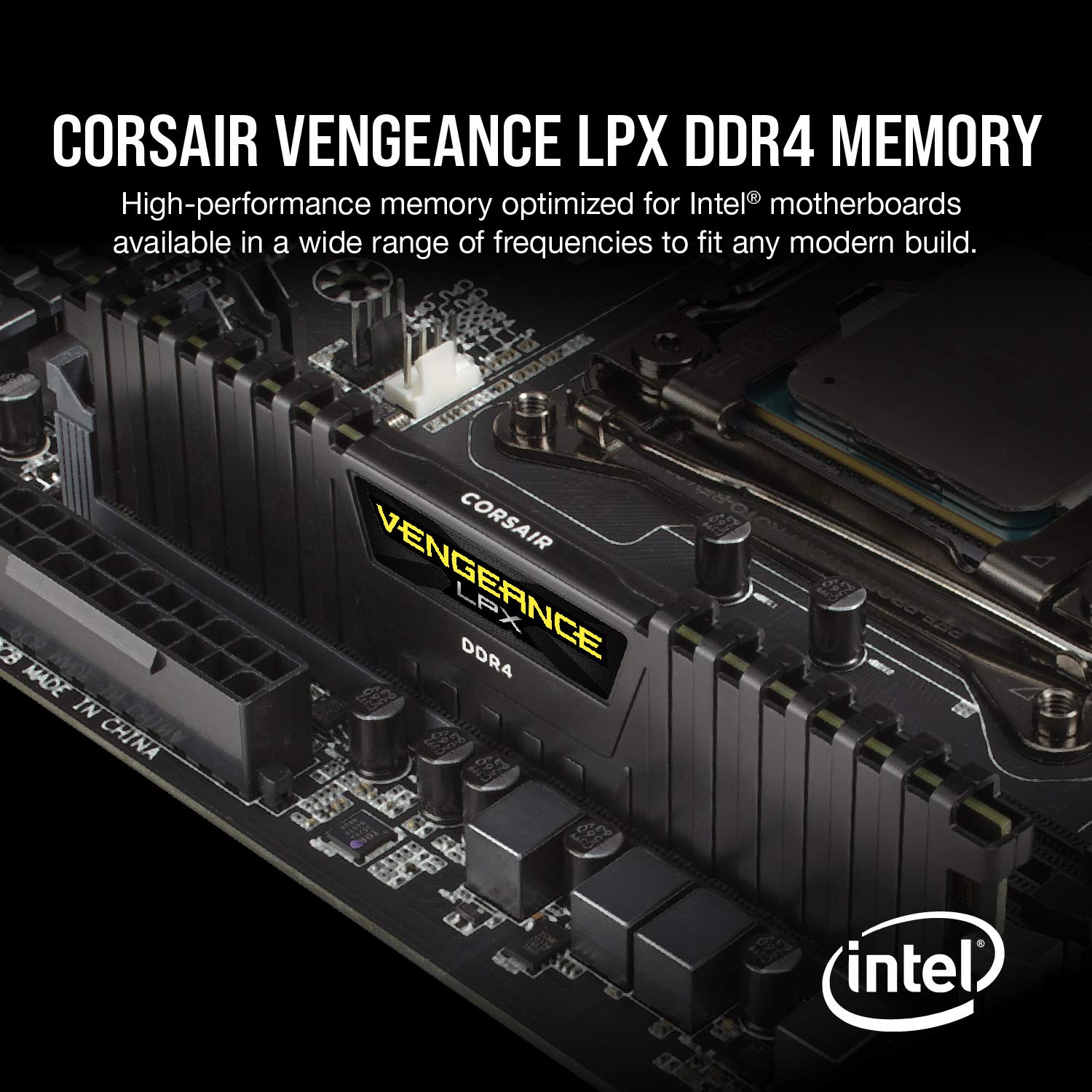 Memoria RAM Corsair Vengeance LPX 2 x 16GB/ DDR4/ 3600MH/ 1.35V/ CL18/ DIMM