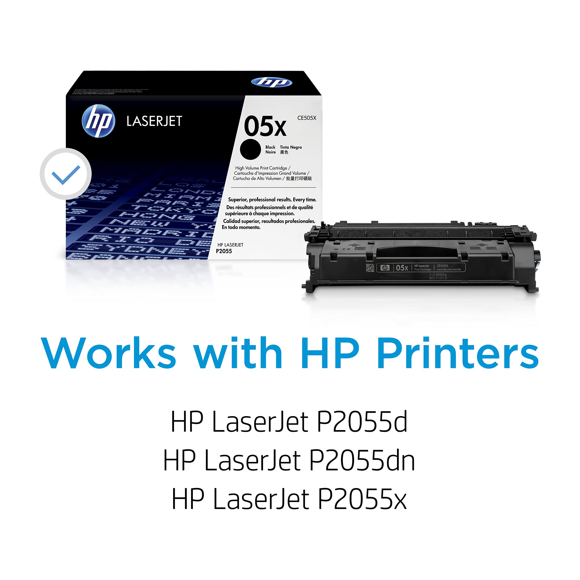 Tóner Original HP nº05X XL Alta Capacidad/ Negro