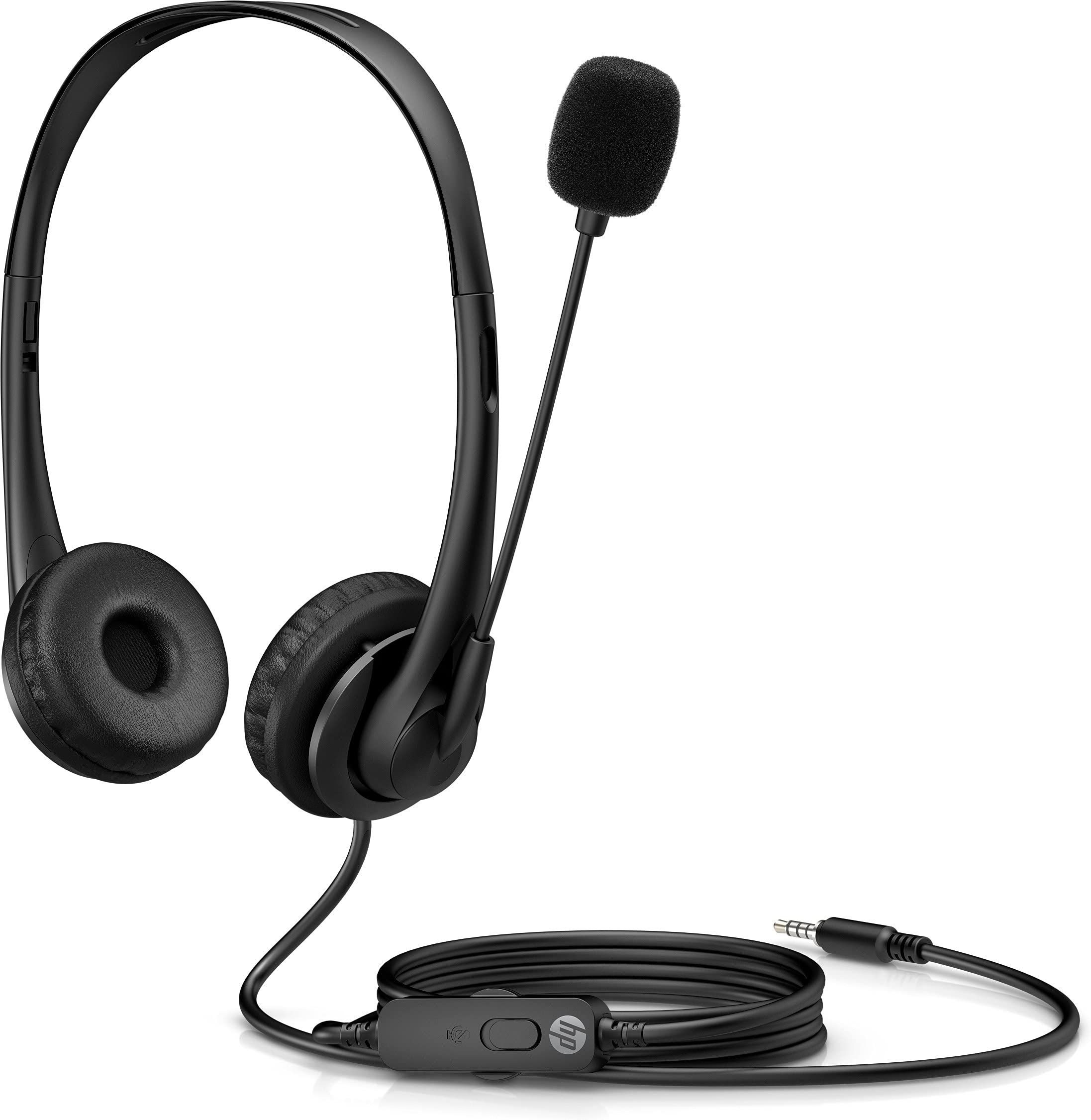 Auriculares HP G2/ con Micrófono/ Jack 3.5/ Negros