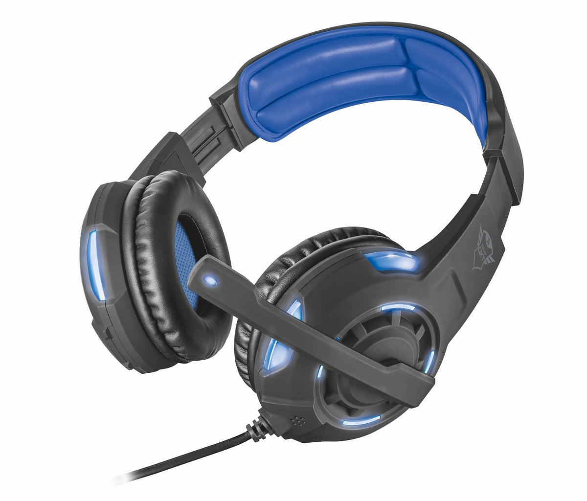 Trust GXT 350 Radius - Auriculares gaming con conexión USB, Surround 7.1, color negro