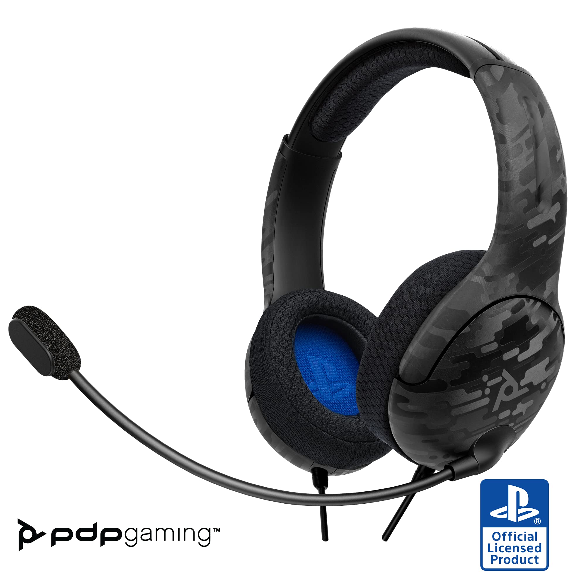 PDP LVL40 Stereo Headset PS4 Camo Negro