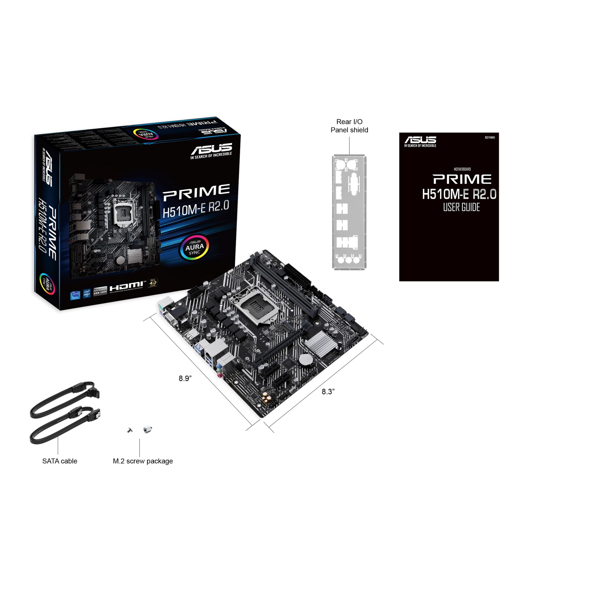 Placa Base Asus Prime H510M-E R2.0 Socket 1200/ Micro ATX