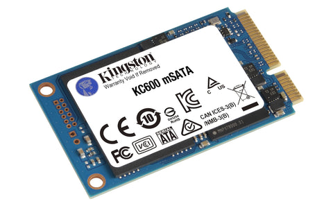 Disco SSD Kingston KC600 256GB/ mSATA/ Full Capacity