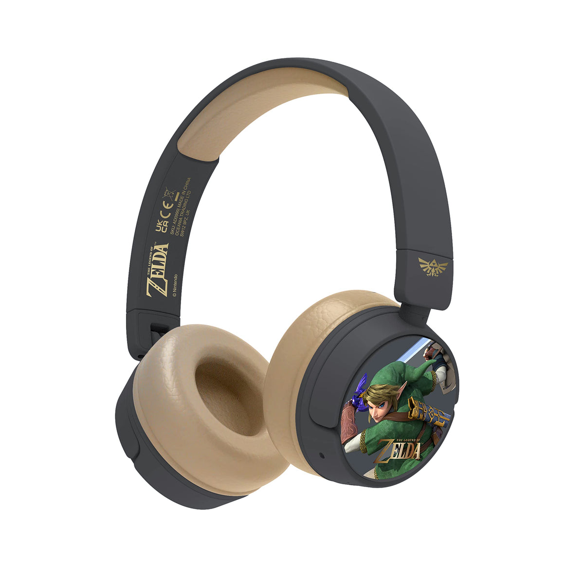 OTL Technologies Auriculares Infantiles INALÁMBRICOS The Legend of Zelda Bluetooth Plegables