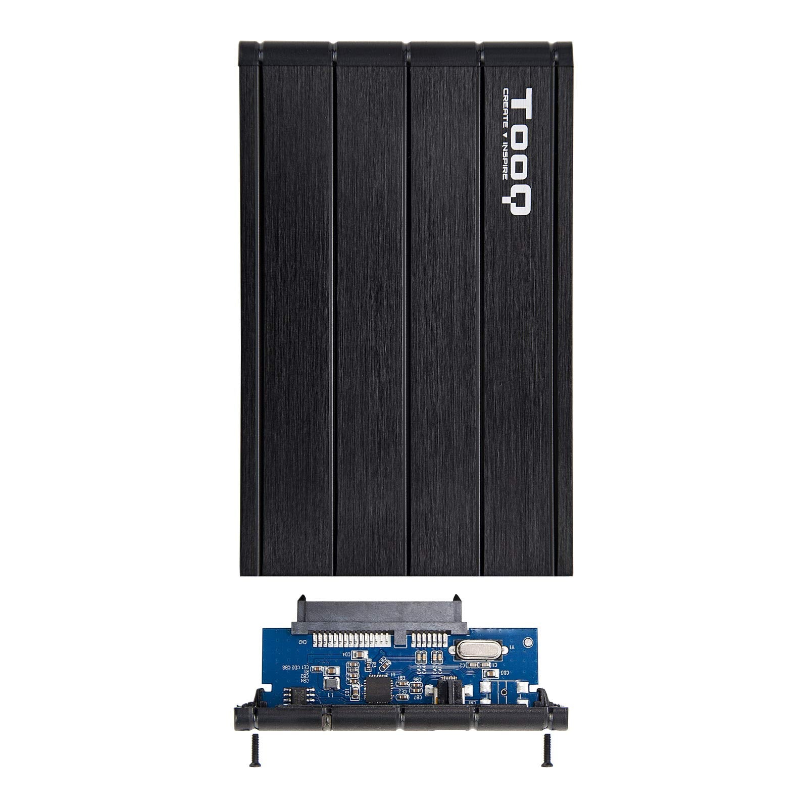 Caja Externa para Disco Duro de 2.5' TooQ TQE-2530B/ USB 3.1