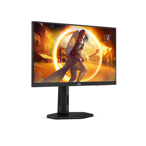 Monitor Gaming AOC 24G4X 23.8'/ Full HD/ 0.5ms/ 180Hz/ IPS/ Multimedia/ Regulable en altura/ Negro