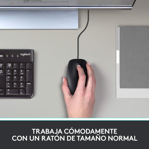 Ratón Logitech B100 OEM/ Hasta 800 DPI