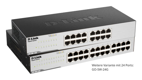 Switch D-Link GO-SW-16G 16 Puertos/ RJ-45 10/100/1000