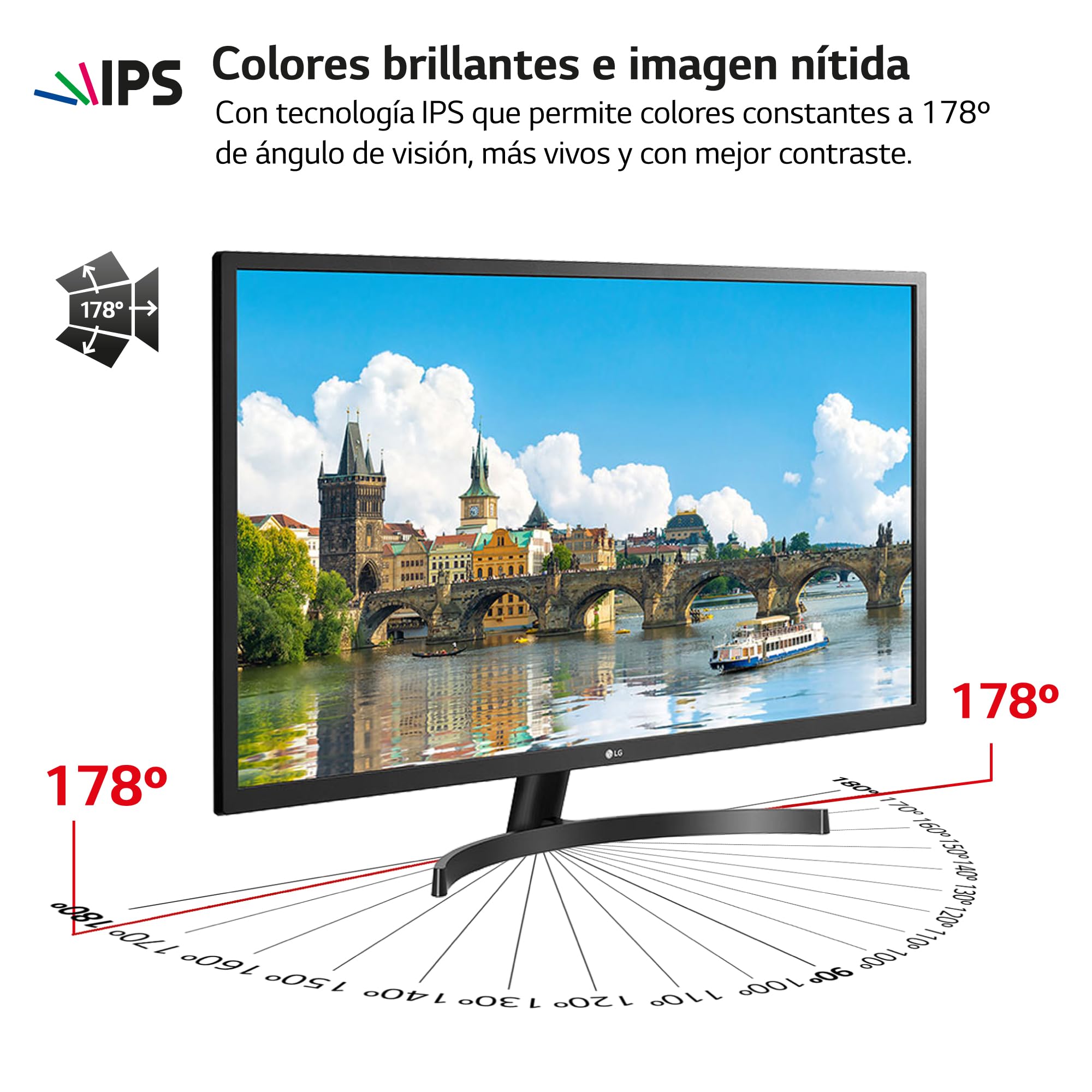 Monitor LG 32MN500M-B 31.5'/ Full HD/ Negro