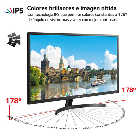 Monitor LG 32MN500M-B 31.5'/ Full HD/ Negro