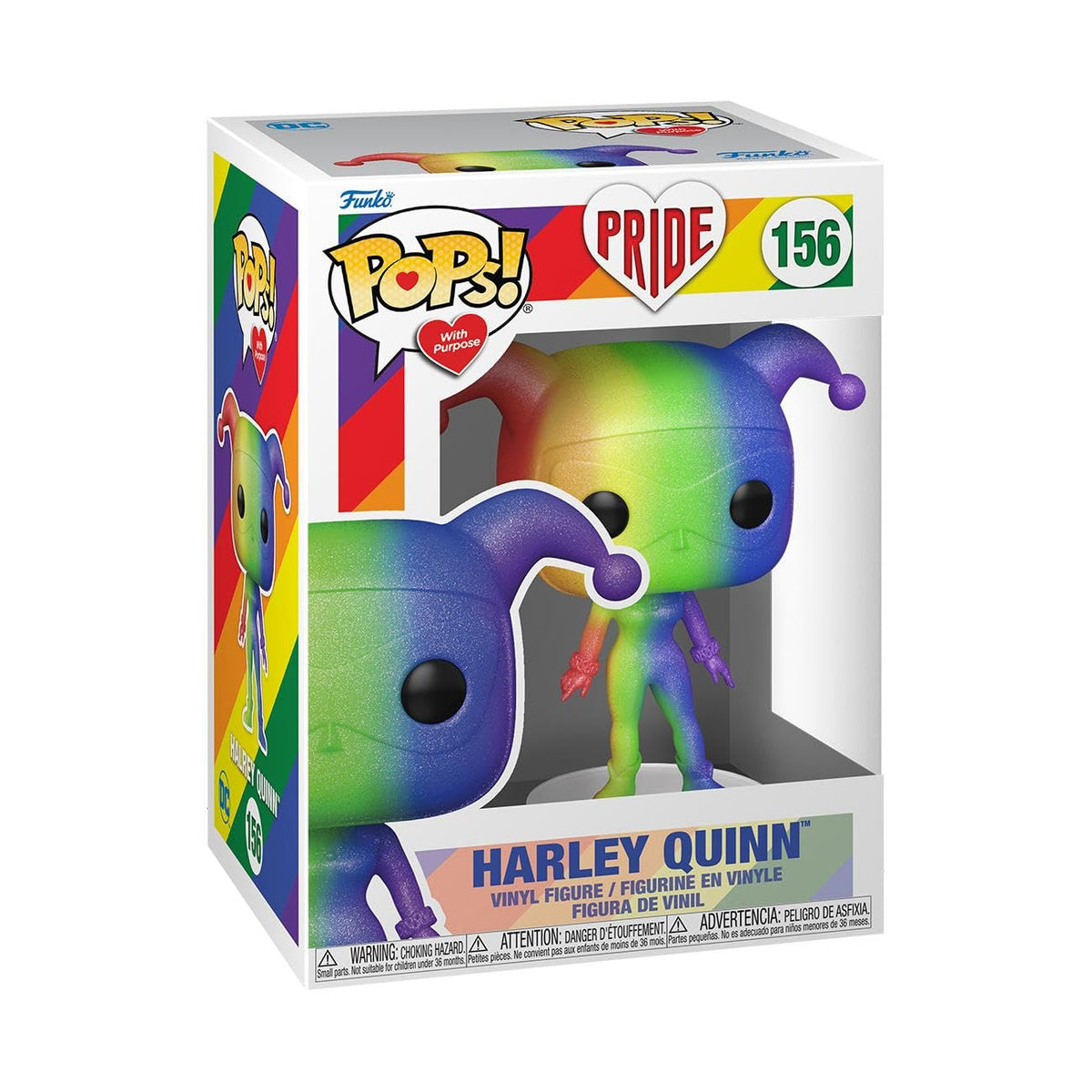 Funko Pop! Heroes: DC Pride - Harley Quinn - DC Comics - Figura de Vinilo Coleccionable - Idea de Regalo- Mercancia Oficial - Juguetes para Niños y Adultos - Comic Books Fans