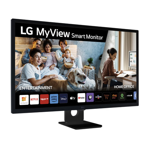 Smart Monitor LG MyView 32SR50F-B 31.5'/ Full HD/ Smart TV/ Multimedia/ Negro