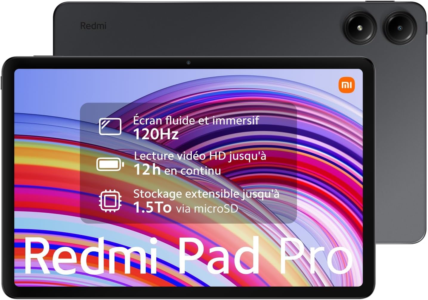 Tablet Xiaomi Redmi Pad Pro 12.1'/ 8GB/ 256GB/ Octacore/ Gris Grafito