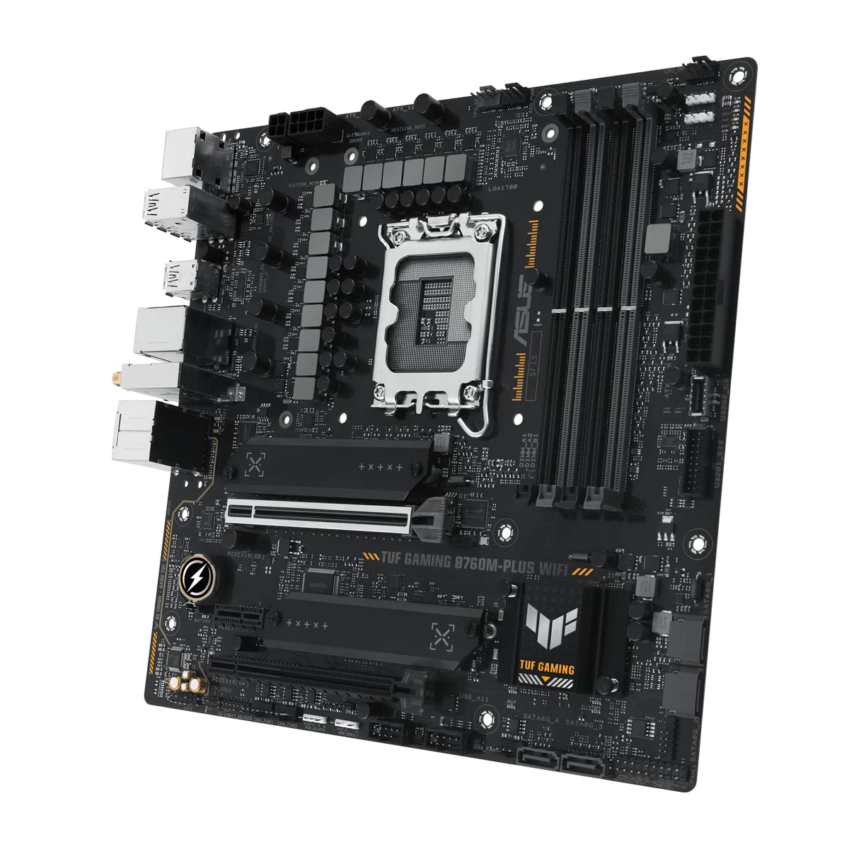 Placa Base Asus TUF GAMING B760M-PLUS WIFI/ Socket 1700/ Micro ATX