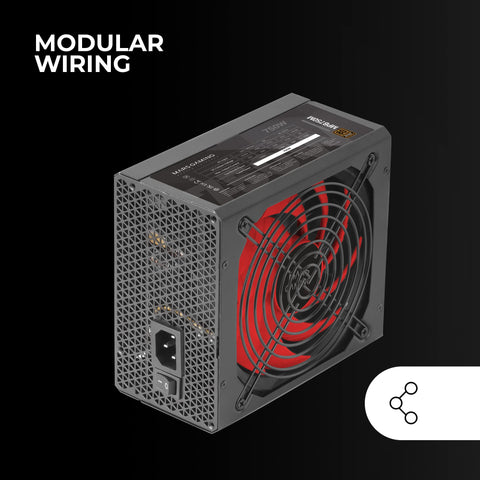 Fuente de Alimentación Mars Gaming MPB750M/ 750W/ Ventilador 14cm/ 80 Plus Bronze