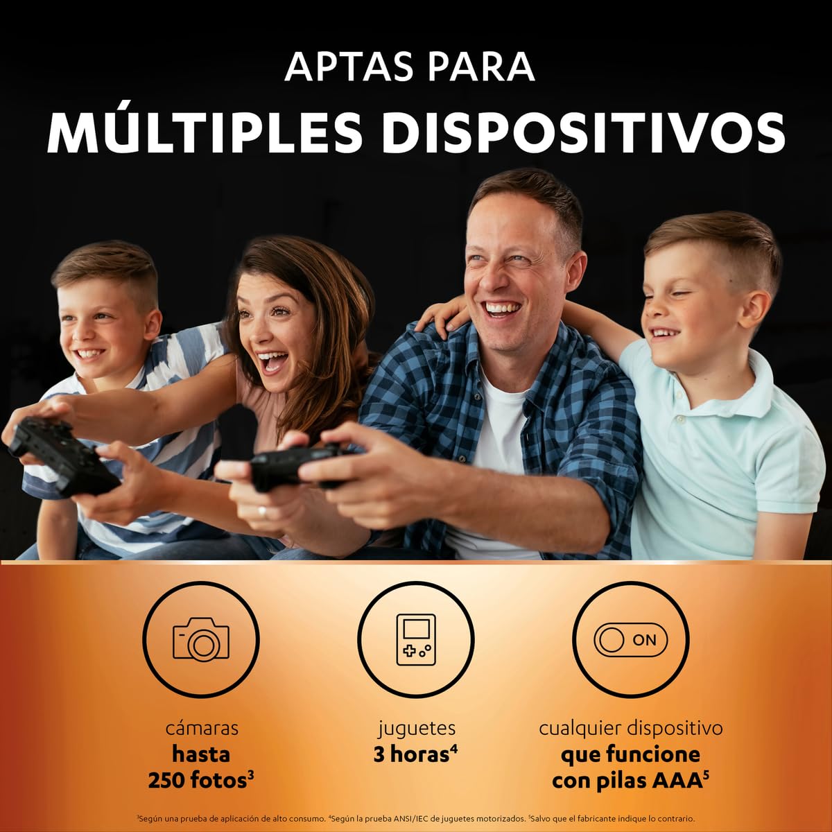 Pack de 4 Pilas AAA Duracell HR3-B/ 1.2V/ Recargables