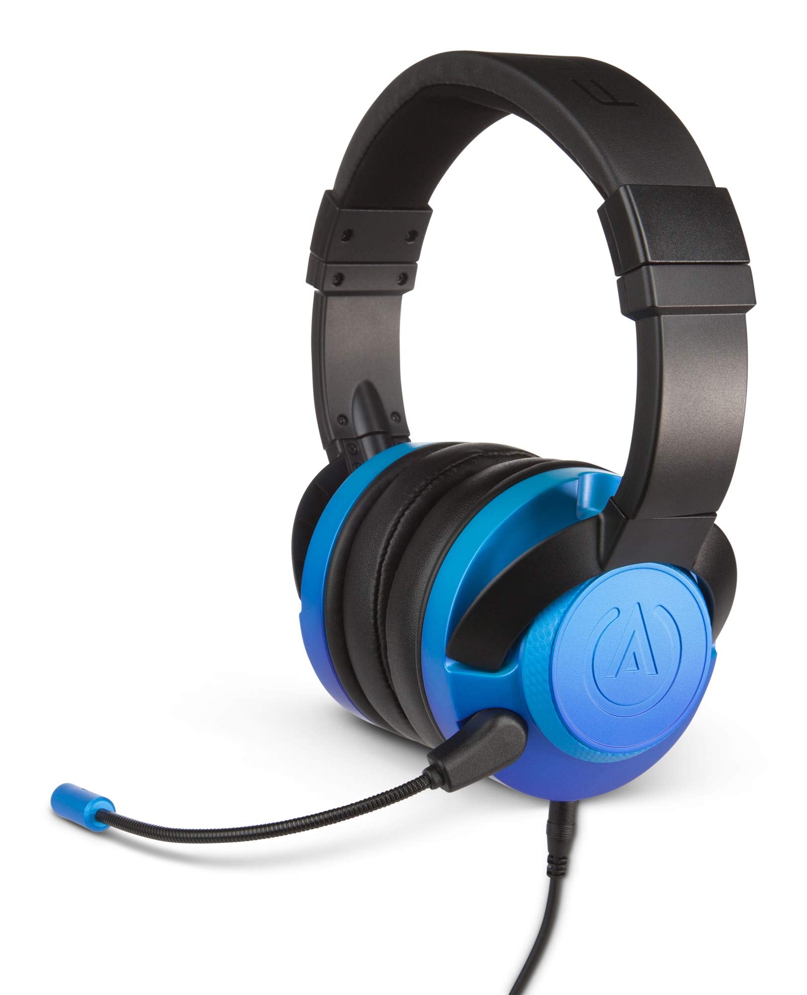 Fusion - Auriculares de juego para Xbox, PS4, Nintendo Switch, PC, Mac y móviles, color azul zafiro decolorado