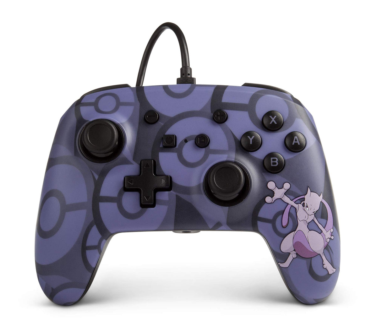 PowerA - Mando con cable para Nintendo Switch, diseño de Mewtwo de Pokémon