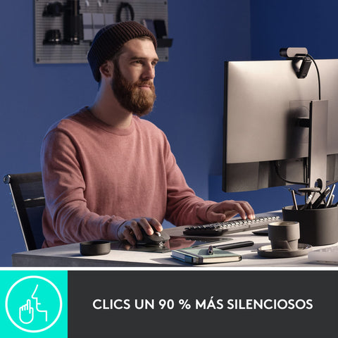 Ratón Ergonómico Inalámbrico por Bluetooth Logitech MX Master 3S/ Batería recargable/ Hasta 8000 DPI/ Grafito