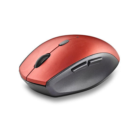 Ratón Inalámbrico NGS Bee Red/ Hasta 1600 DPI/ Rojo