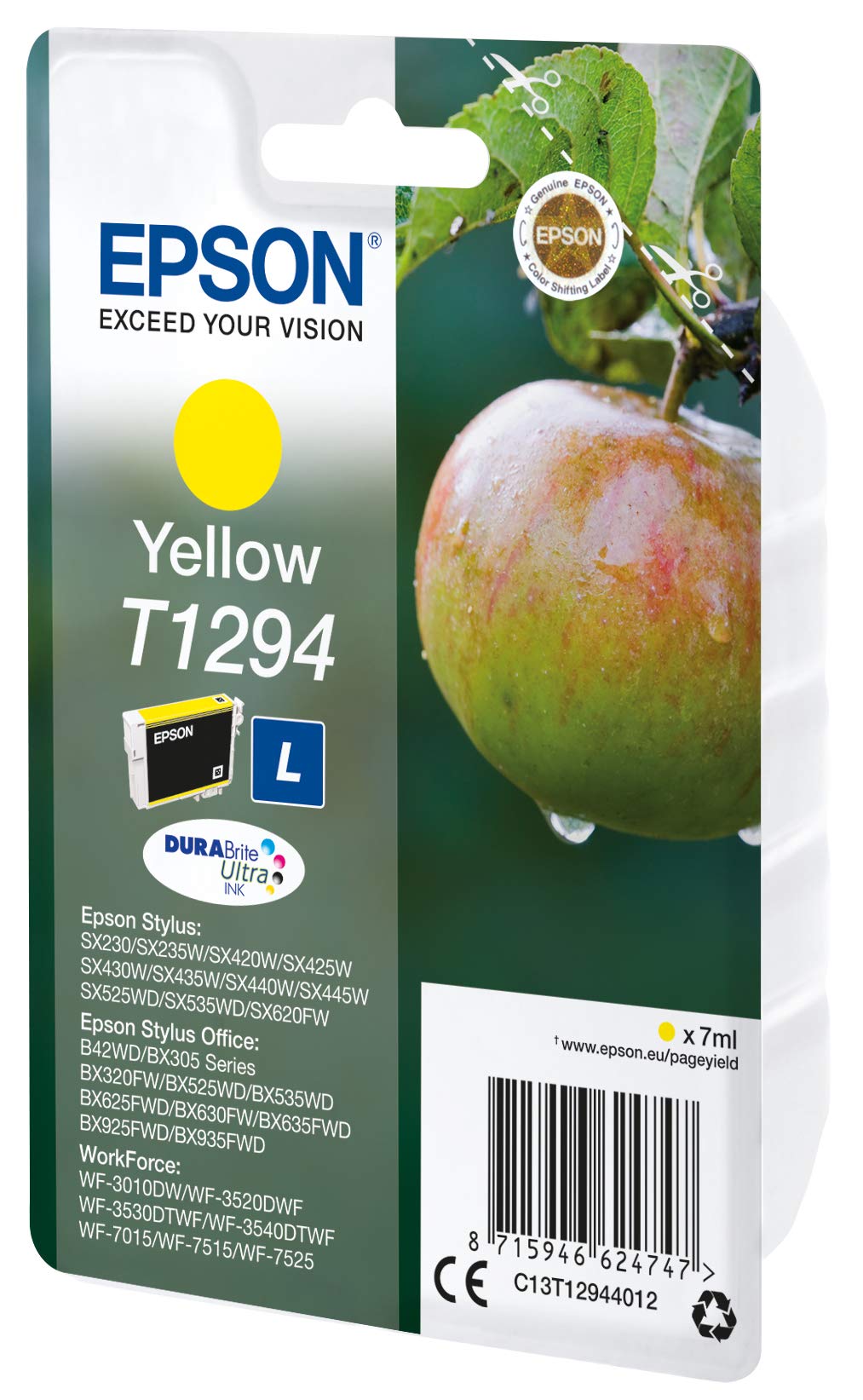 Cartucho de Tinta Original Epson T1294/ Amarillo