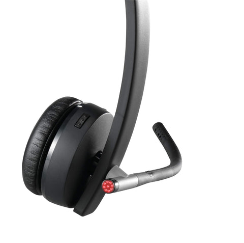 Auricular Inalámbrico Logitech H820E/ con Micrófono/ USB/ Radiofrecuencia/ Negro