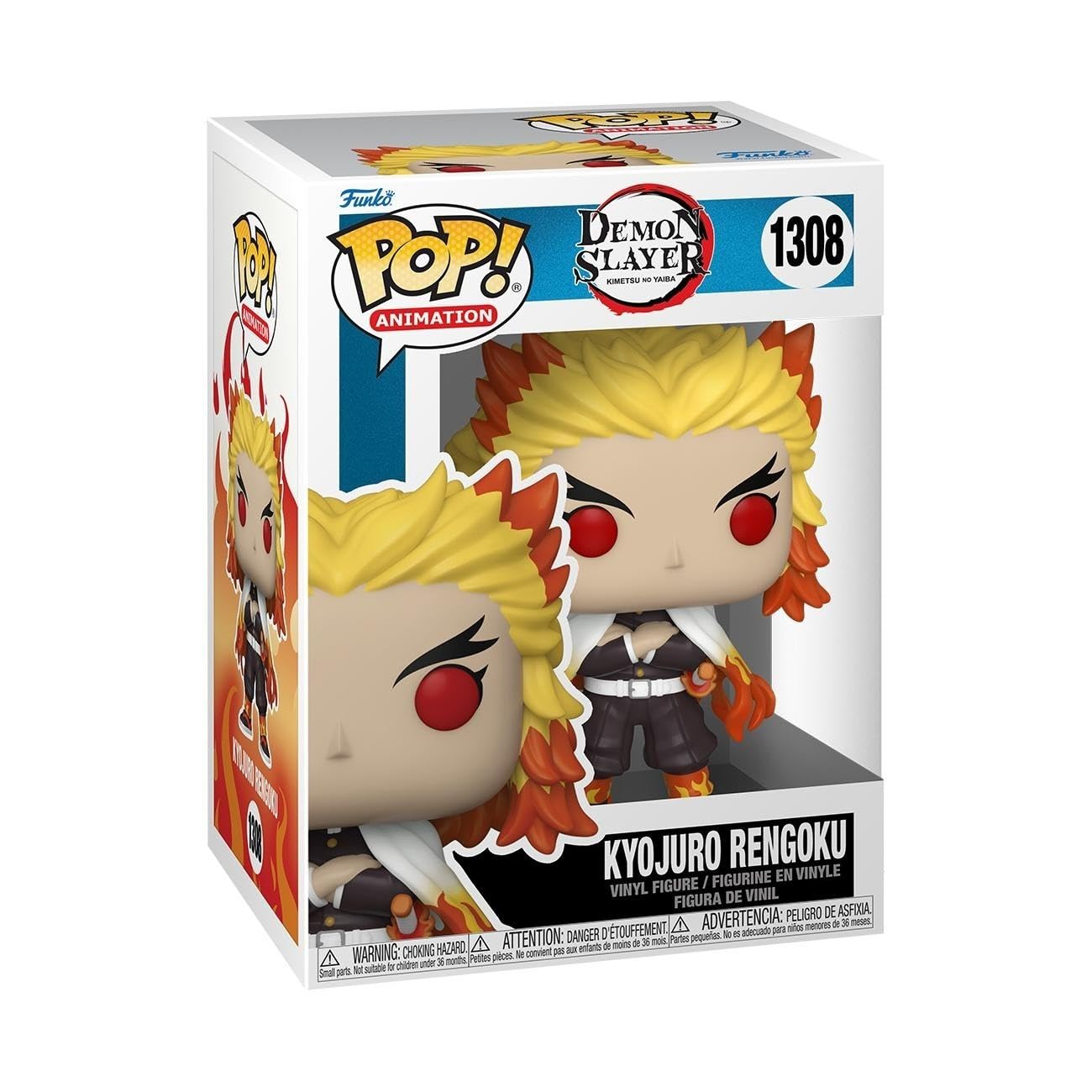 Funko Pop! Animation: Demon Slayer - Rengoku - Guardianes de la Noche - Figura de Vinilo Coleccionable - Idea de Regalo - Mercancia Oficial - Juguetes para Niños y Adultos - Anime Fans