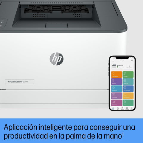 Impresora Láser Monocromo HP Laserjet Pro 3002DW/ WiFi/ Dúplex/ Blanca