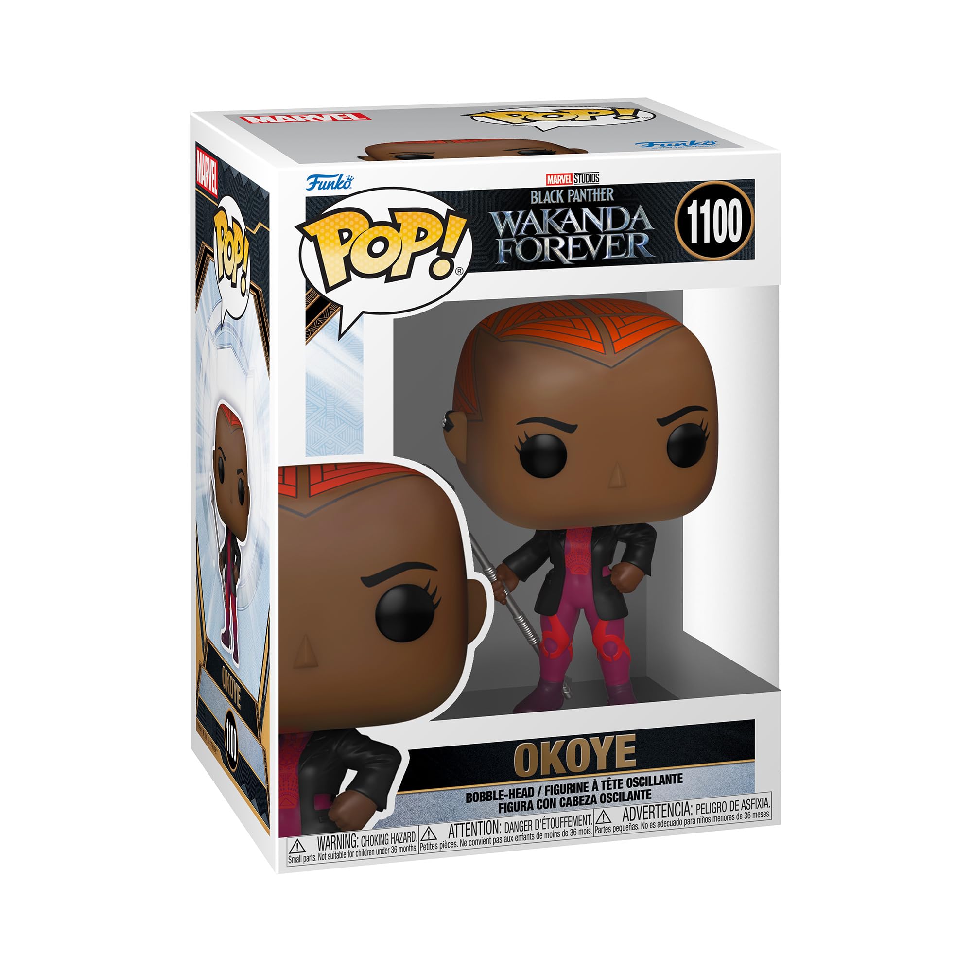 Funko Pop! Marvel - Black Panther: Wakanda Forever - Okoye - Figura de Vinilo Coleccionable - Idea de Regalo- Mercancia Oficial - Juguetes para Niños y Adultos - Movies Fans