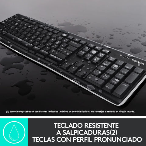 Teclado y Ratón Inalámbricos Logitech Wireless Combo MK270