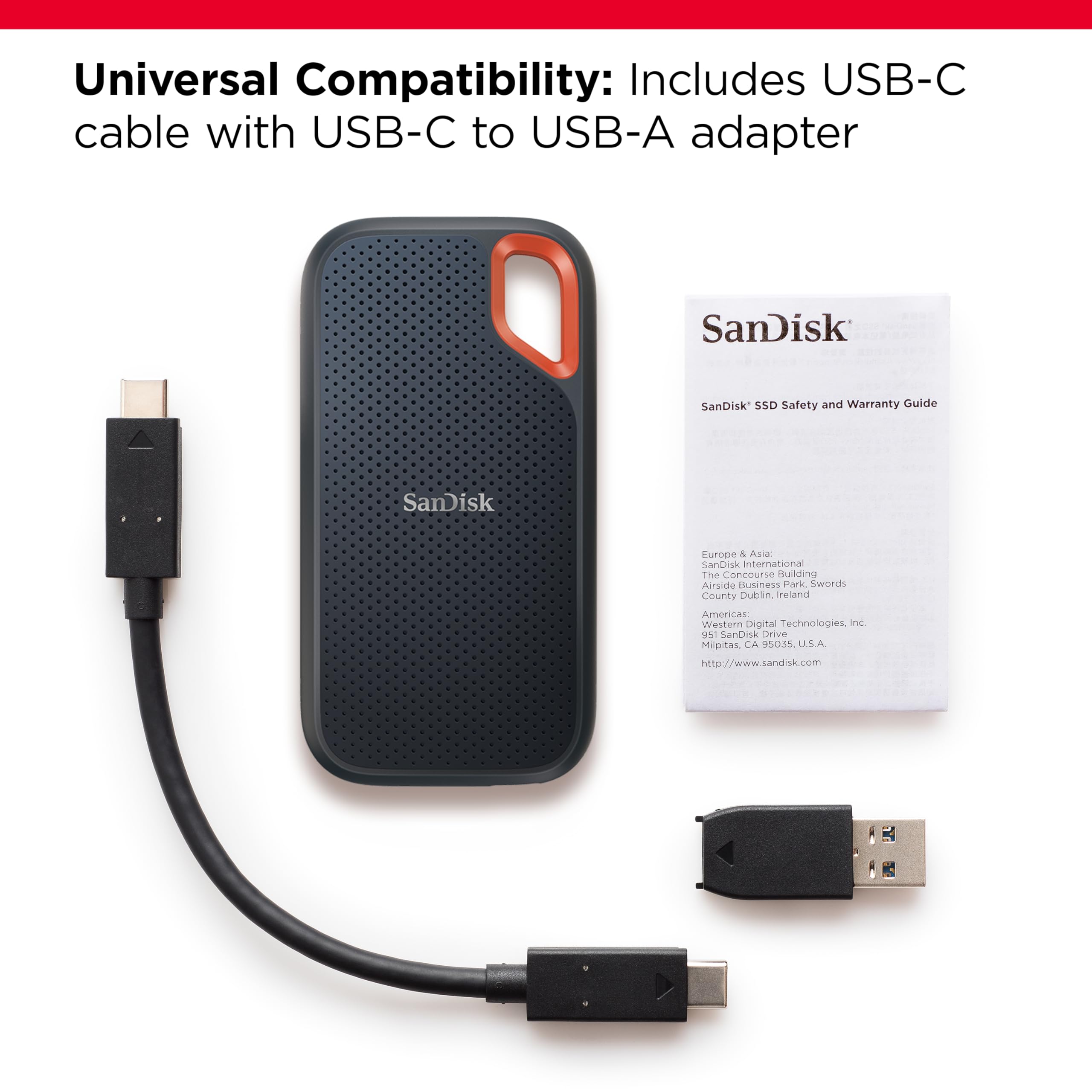 Disco Externo SSD SanDisk Extreme Portable V2 2TB/ USB 3.2 Gen 2