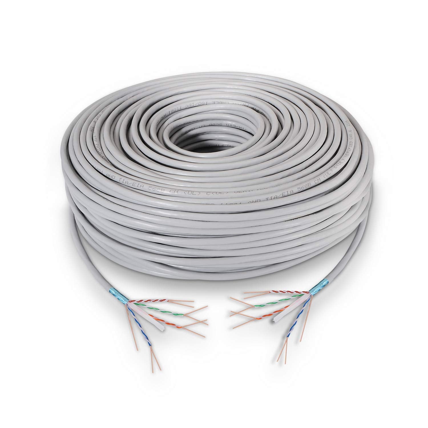 Bobina de Cable RJ45 FTP Aisens A136-0282 Cat.6/ 305m/ Gris