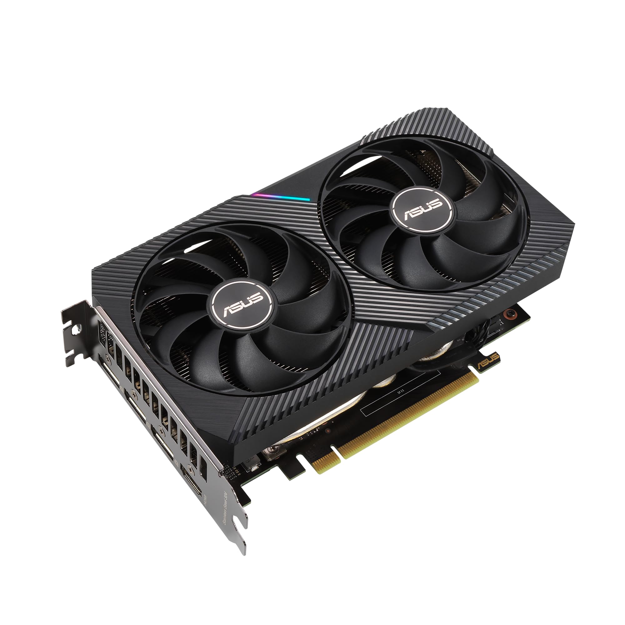 ASUS Dual NVIDIA GeForce RTX 3060 V2 OC Edition Tarjeta gráfica Gaming (PCIe 4.0, 12 GB GDDR6, HDMI 2.1, DisplayPort 1.4a, diseño de 2 Ranuras, Ventiladores Axial-Tech, Blanco